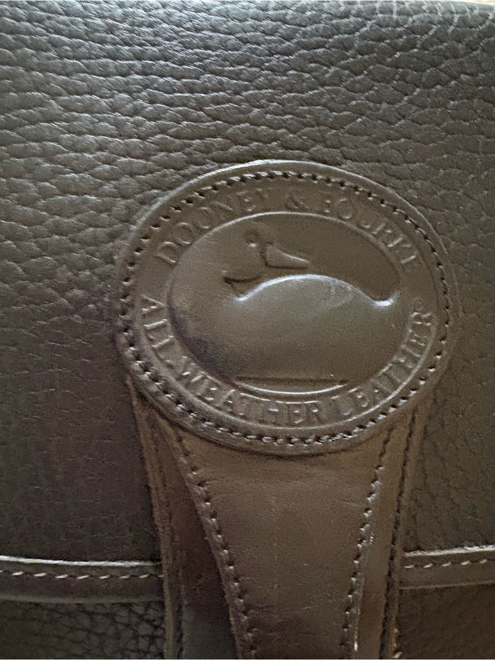 Dooney & Bourke Black Pebbled Leather Flap Crossbody - Picture 5 of 16